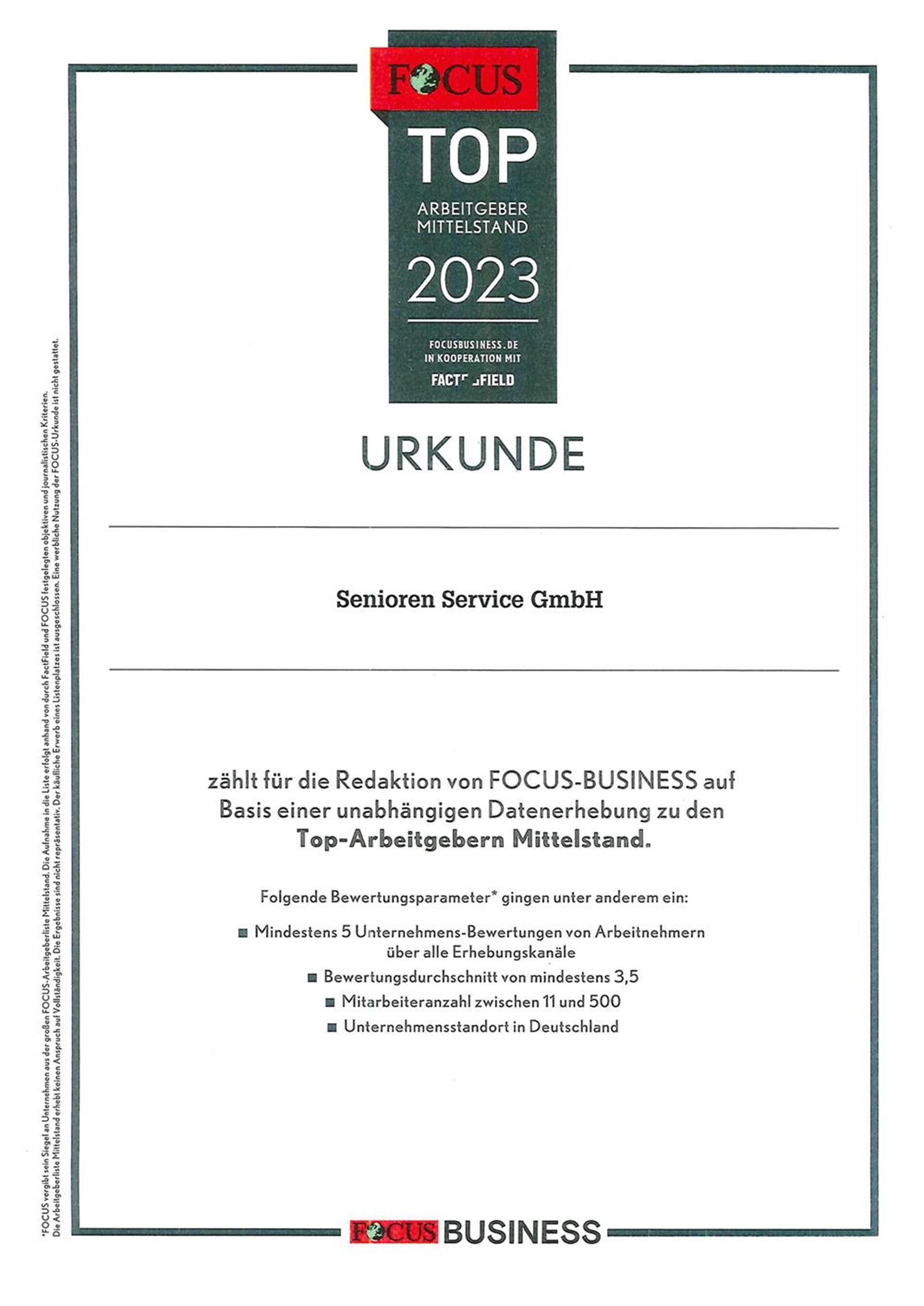 TOP Arbeitgeber Mittelstand